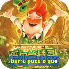 burro puxa o quê