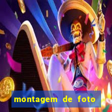 montagem de foto com simbolo do flamengo