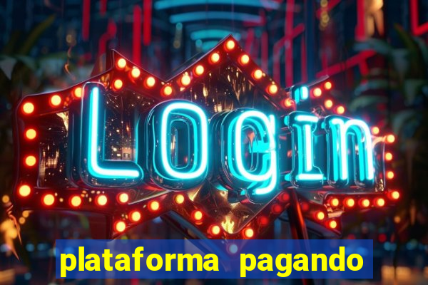 plataforma pagando no cadastro