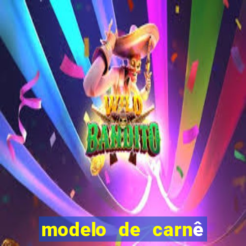 modelo de carnê de pagamento word