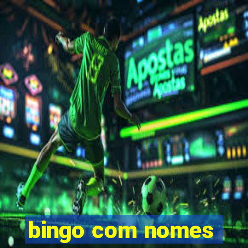 bingo com nomes