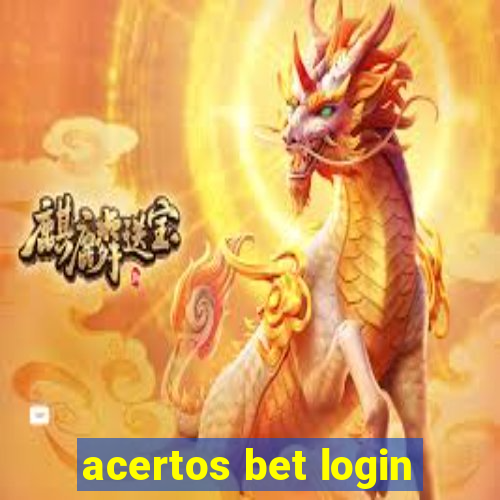 acertos bet login