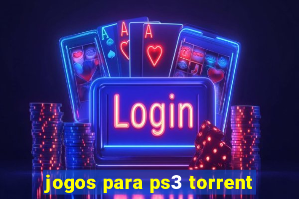 jogos para ps3 torrent