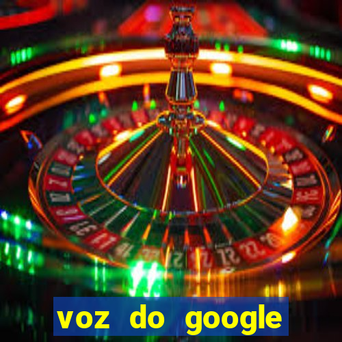 voz do google tradutor homem